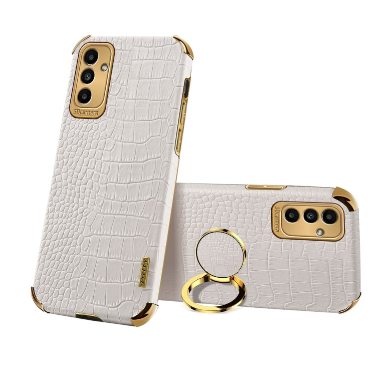 Custodia per telefono con struttura in coccodrillo galvanica 6D con supporto, For Samsung Galaxy A13 5G, For Samsung Galaxy A23 5G, For Samsung Galaxy A53, For Samsung Galaxy M52 5G