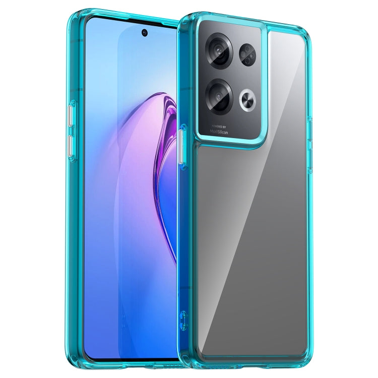 Custodia per telefono in acrilico + TPU serie colorata, For OPPO Reno8 Pro+ 5G, For OPPO Reno8 Pro India