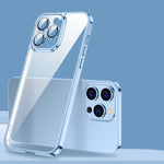 Custodia per telefono con occhiali in vetro elettrolitico, For iPhone 14, For iPhone 14 Plus, For iPhone 14 Pro, For iPhone 14 Pro Max, For iPhone 13, For iPhone 13 Pro Max
