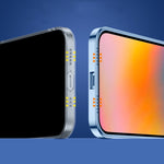 Custodia per telefono con occhiali in vetro elettrolitico, For iPhone 14, For iPhone 14 Plus, For iPhone 14 Pro, For iPhone 14 Pro Max, For iPhone 13, For iPhone 13 Pro Max
