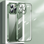 Custodia per telefono con occhiali in vetro elettrolitico, For iPhone 14, For iPhone 14 Plus, For iPhone 14 Pro, For iPhone 14 Pro Max, For iPhone 13, For iPhone 13 Pro Max