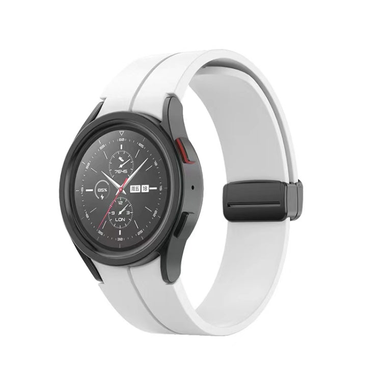 Cinturino per orologio in silicone con fibbia pieghevole, For Samsung Galaxy Watch5 40mm / 44mm / Pro 45mm