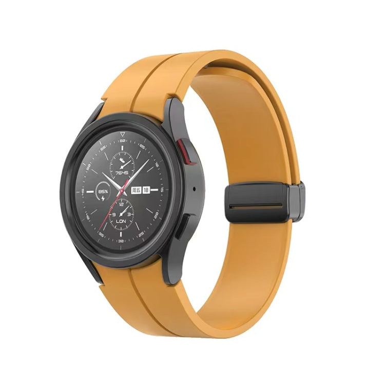 Cinturino per orologio in silicone con fibbia pieghevole, For Samsung Galaxy Watch5 40mm / 44mm / Pro 45mm