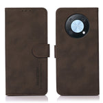 KHAZNEH Custodia per telefono in pelle con trama opaca, For Huawei nova Y90 / Enjoy 50 Pro