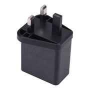 AR-2025 4 in 1 QC3.0 PD20W 3xUSB + Caricabatteria da viaggio USB-C / Type-C, spina UK, UK Plug(Black)