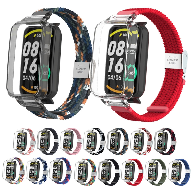 Cinturino per orologio con fibbia in nylon intrecciato, For Xiaomi Mi Band 7 Pro