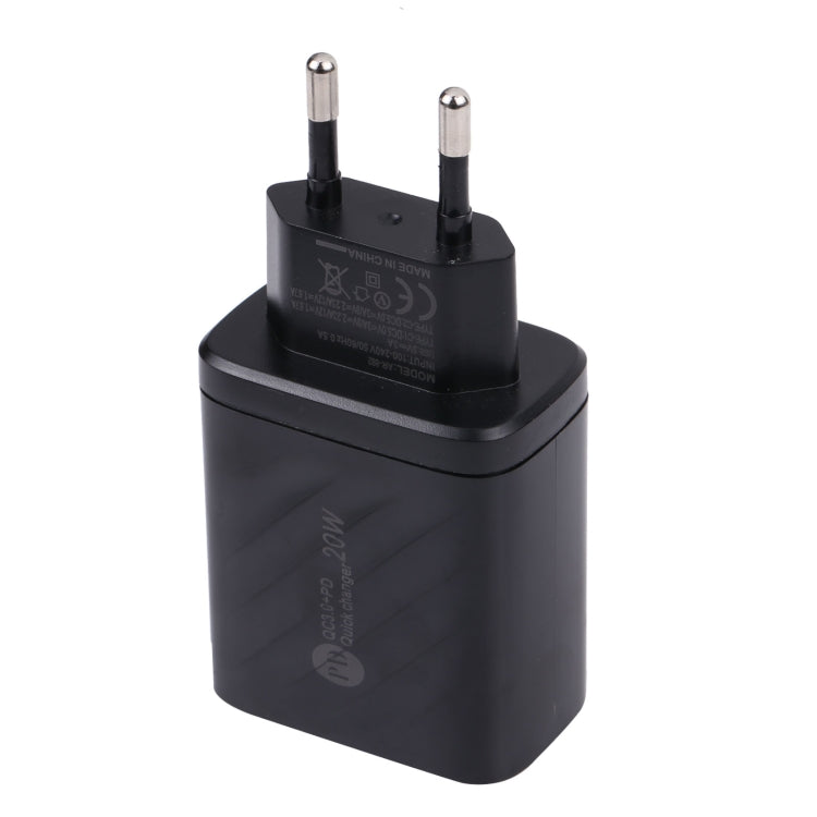 Caricatore da viaggio 3 in 1 QC3.0 PD20W USB e USB-C