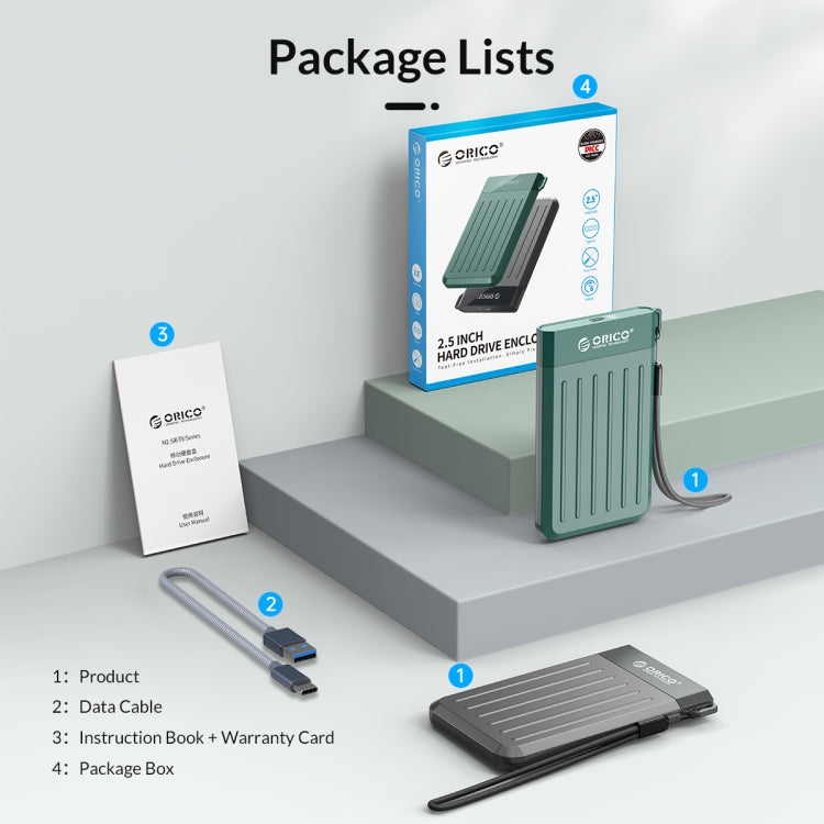 Custodia per disco rigido Micro-B USB 3.0 ORICO da 2,5 pollici