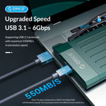 Contenitore disco rigido USB 3.1 Gen1 Type-C 2,5"