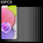 50 pellicole in vetro temperato da 0,26 mm 9H 2,5D, For Samsung Galaxy A04s / A04 / A04e / M04 / F04 (50 PCS)