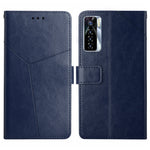 HT01 Cassa del telefono di cuoio di vibrazione del modello a forma di Y, For Tecno Camon 17 Pro, For Tecno Camon 17P, For Tecno Camon 18i, For Tecno Camon 18P