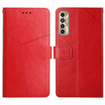 HT01 Cassa del telefono di cuoio di vibrazione del modello a forma di Y, For Tecno Camon 17 Pro, For Tecno Camon 17P, For Tecno Camon 18i, For Tecno Camon 18P