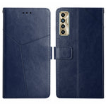 HT01 Cassa del telefono di cuoio di vibrazione del modello a forma di Y, For Tecno Camon 17 Pro, For Tecno Camon 17P, For Tecno Camon 18i, For Tecno Camon 18P