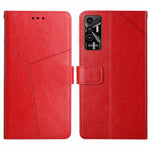 HT01 Cassa del telefono di cuoio di vibrazione del modello a forma di Y, For Tecno Camon 19 4G, For Tecno Camon 19 Pro 4G/5G, For Tecno Pova 2, For Tecno Spark 8