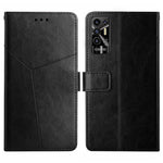 HT01 Cassa del telefono di cuoio di vibrazione del modello a forma di Y, For Tecno Camon 19 4G, For Tecno Camon 19 Pro 4G/5G, For Tecno Pova 2, For Tecno Spark 8