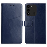 HT01 Cassa del telefono di cuoio di vibrazione del modello a forma di Y, For Tecno Spark Go 2022