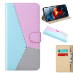 Custodia per cellulare in pelle Flip orizzontale con cuciture tricolori, For Samsung Galaxy M13 4G, For Samsung Galaxy M23 5G