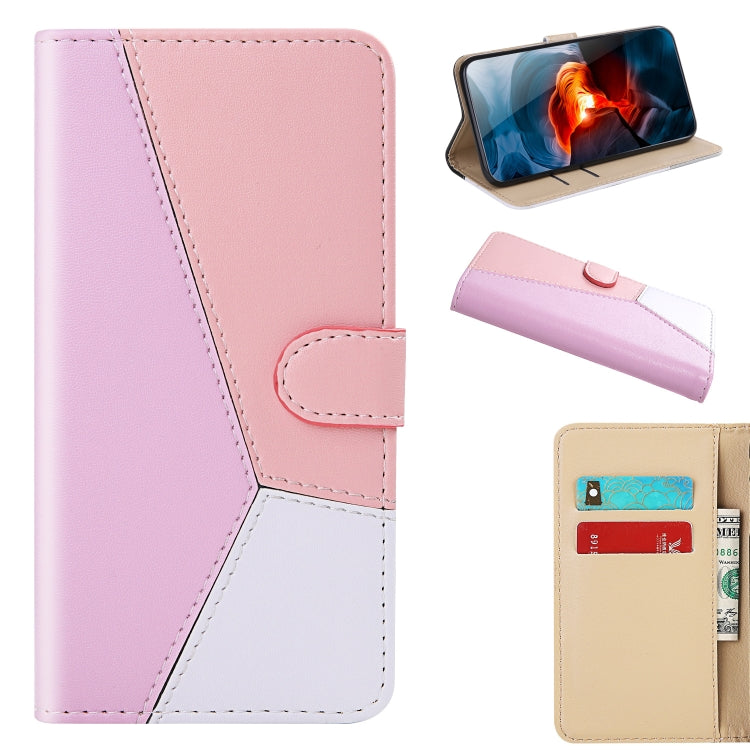 Custodia per cellulare in pelle Flip orizzontale con cuciture tricolori, For Samsung Galaxy M13 4G, For Samsung Galaxy M23 5G