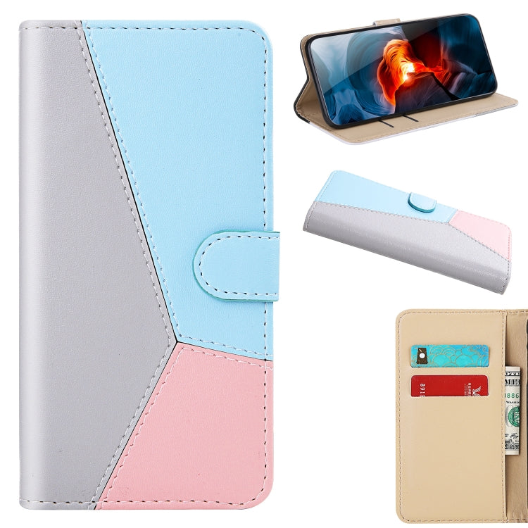Custodia per cellulare in pelle Flip orizzontale con cuciture tricolori, For Samsung Galaxy M13 4G, For Samsung Galaxy M23 5G