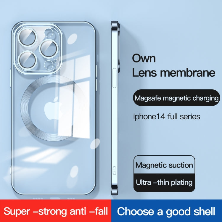 Custodia per telefono galvanizzata MagSafe con protezione dell'obiettivo, For iPhone 14, For iPhone 14 Plus, For iPhone 14 Pro