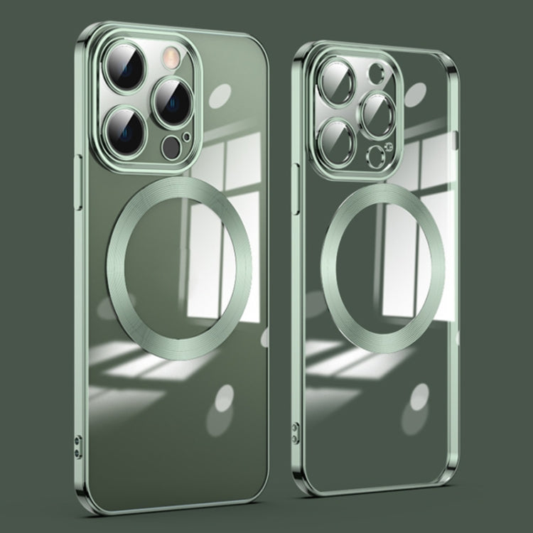 Custodia per telefono galvanizzata MagSafe con protezione dell'obiettivo, For iPhone 14, For iPhone 14 Plus, For iPhone 14 Pro