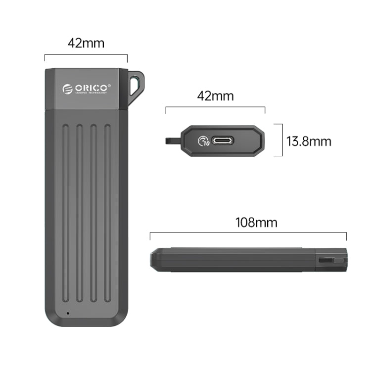 Custodia SSD SATA ORICO-USB3.1 Gen1 Type-C 6Gbps M.2