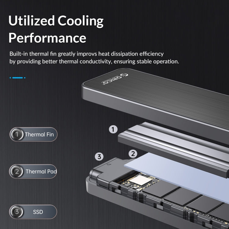 Custodia SSD M.2 SATA USB 3.1 Gen1 Type-C 6Gbps 2TB Nero