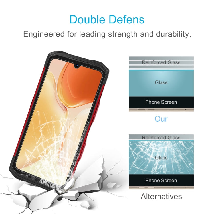 10 pellicole in vetro temperato da 0,26 mm 9H 2,5D, For DOOGEE S89 (10 PCS)