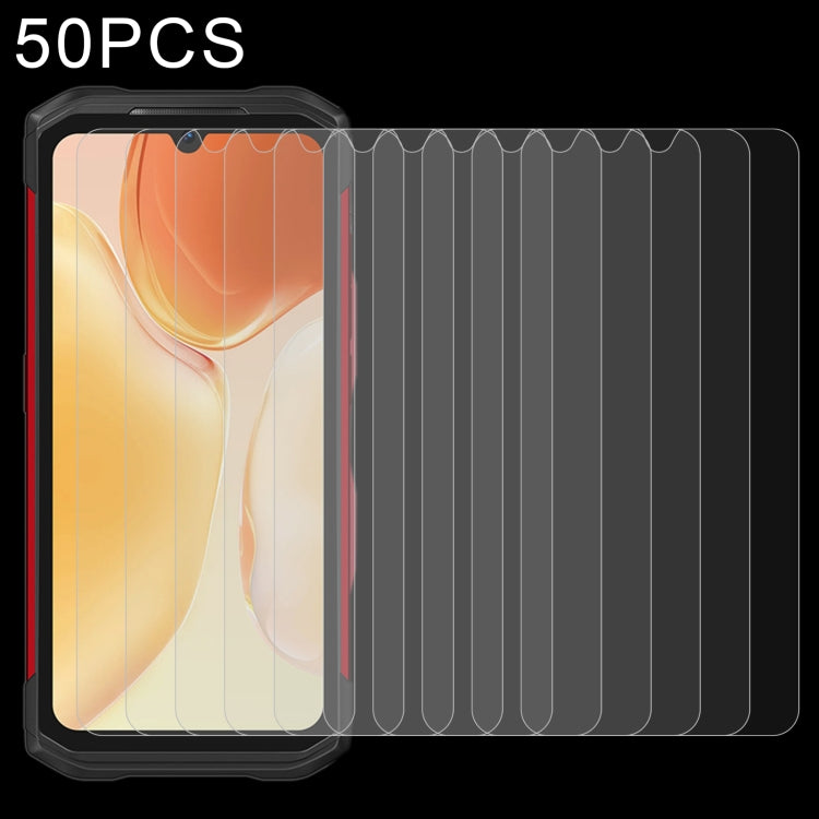 50 pellicole in vetro temperato da 0,26 mm 9H 2,5D, For DOOGEE S89 (50 PCS)