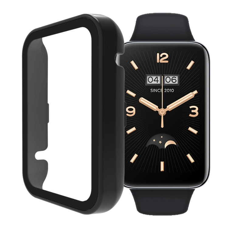 Custodia per orologio integrata in PC + vetro temperato, For Xiaomi Mi Band 7 Pro