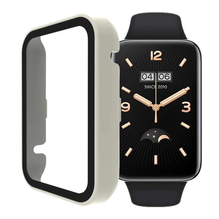 Custodia per orologio integrata in PC + vetro temperato, For Xiaomi Mi Band 7 Pro