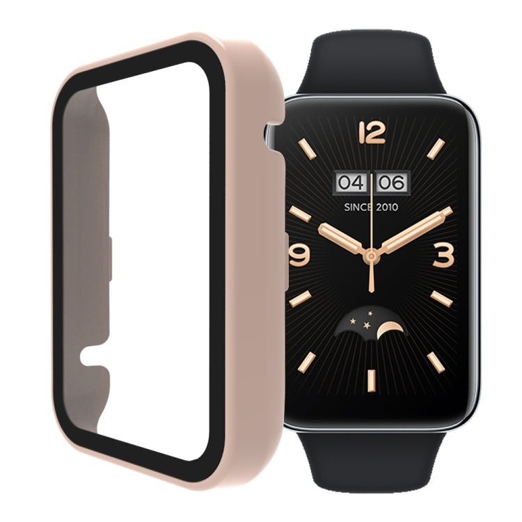 Custodia per orologio integrata in PC + vetro temperato, For Xiaomi Mi Band 7 Pro