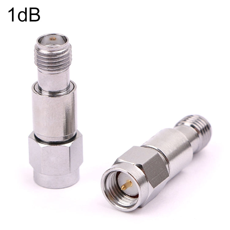 Attenuatore SMA DC-6GHz Connettori fissi coassiali SMA, 1dBi, 2dBi, 3dBi, 5dBi, 6dBi, 8dBi, 9dBi, 10dBi, 15dBi, 25dBi, 30dBi, 40dBi, 50dBi, 60dBi