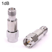 Attenuatore SMA DC-6GHz Connettori fissi coassiali SMA, 1dBi, 2dBi, 3dBi, 5dBi, 6dBi, 8dBi, 9dBi, 10dBi, 15dBi, 25dBi, 30dBi, 40dBi, 50dBi, 60dBi