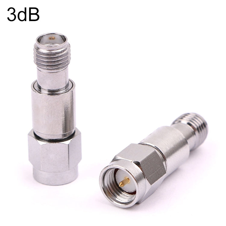 Attenuatore SMA DC-6GHz Connettori fissi coassiali SMA, 1dBi, 2dBi, 3dBi, 5dBi, 6dBi, 8dBi, 9dBi, 10dBi, 15dBi, 25dBi, 30dBi, 40dBi, 50dBi, 60dBi