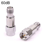Attenuatore SMA DC-6GHz Connettori fissi coassiali SMA, 1dBi, 2dBi, 3dBi, 5dBi, 6dBi, 8dBi, 9dBi, 10dBi, 15dBi, 25dBi, 30dBi, 40dBi, 50dBi, 60dBi