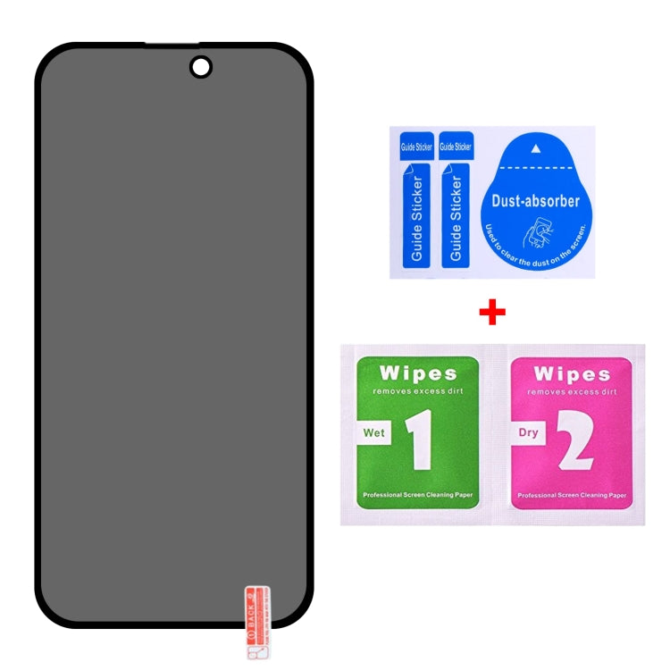 Pellicola in vetro temperato resistente all'usura con rivestimento in olio al plasma anti-sbirciatina, For iPhone 14 Pro (1 PC), For iPhone 14 Pro Max (1 PC)