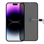 Pellicola in vetro temperato resistente all'usura con rivestimento in olio al plasma anti-sbirciatina, For iPhone 14 Pro (1 PC), For iPhone 14 Pro Max (1 PC)