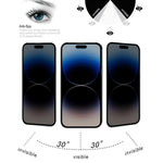 25 PZ Pellicola in vetro temperato resistente all'usura con rivestimento in olio al plasma anti-peeping, For iPhone 14 Pro (25 PCS), For iPhone 14 Pro Max (25 PCS)