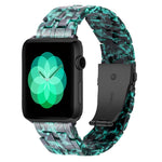 Cinturino in resina a cinque sfere per la serie Apple Watch, 7 45mm / 6&SE&5&4 44mm / 3&2&1 42mm, 7 41mm / 6&SE&5&4 40mm / 3&2&1 38mm