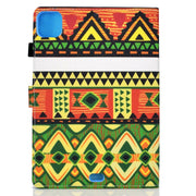 Custodia in pelle piatta sinistra e destra in TPU con filo da cucito con funzione sleep e slot per schede e fibbia Striscia antiscivolo e copri penna, For iPad Pro 11 2020