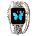 Cinturino per gioielli per Apple Watch Series, 7 45mm / 6&SE&5&4 44mm / 3&2&1 42mm, 7 41mm / 6&SE&5&4 40mm / 3&2&1 38mm