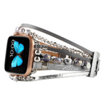 Cinturino per gioielli per Apple Watch Series, 7 45mm / 6&SE&5&4 44mm / 3&2&1 42mm, 7 41mm / 6&SE&5&4 40mm / 3&2&1 38mm
