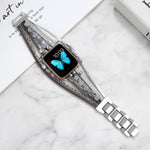 Cinturino per gioielli per Apple Watch Series, 7 45mm / 6&SE&5&4 44mm / 3&2&1 42mm, 7 41mm / 6&SE&5&4 40mm / 3&2&1 38mm