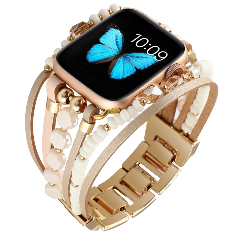 Cinturino per gioielli per Apple Watch Series, 7 45mm / 6&SE&5&4 44mm / 3&2&1 42mm, 7 41mm / 6&SE&5&4 40mm / 3&2&1 38mm