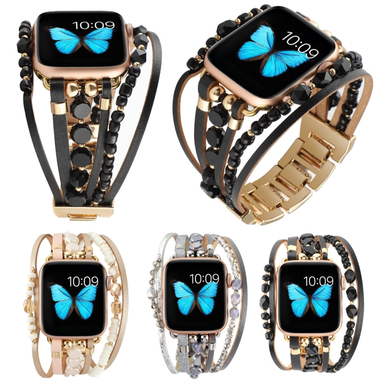 Cinturino per gioielli per Apple Watch Series, 7 45mm / 6&SE&5&4 44mm / 3&2&1 42mm, 7 41mm / 6&SE&5&4 40mm / 3&2&1 38mm