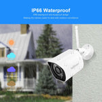 SriHome SH034 5.0MP Mini Dual 2.4 / 5G WiFi Esterna Impermeabile Video Sorveglianza Colore Visione Notturna Sicurezza CCTV Cam, US Plug, EU Plug, UK Plug, AU Plug
