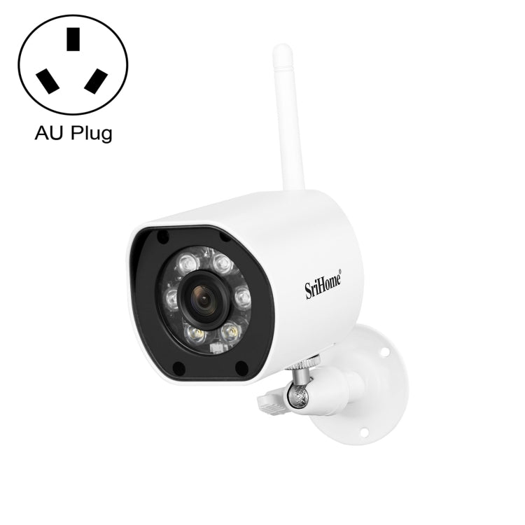 SriHome SH034 5.0MP Mini Dual 2.4 / 5G WiFi Esterna Impermeabile Video Sorveglianza Colore Visione Notturna Sicurezza CCTV Cam, US Plug, EU Plug, UK Plug, AU Plug