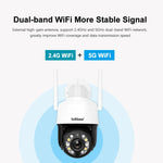 Telecamera WiFi 5MP Zoom ottico 20x impermeabile AI