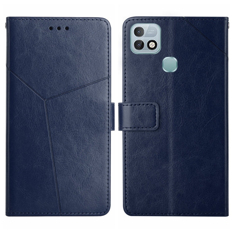 HT01 Cassa del telefono di cuoio di vibrazione del modello a forma di Y, For Infinix Hot 10, For Infinix Hot 10i/Smart 5 Pro, For Infinix Hot 10s/10T, For Infinix Hot 11
